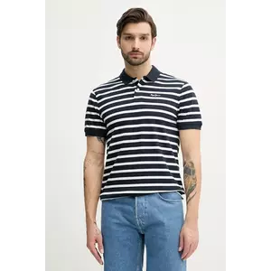 Pepe Jeans polo de bumbac BARRET bărbați, culoarea bleumarin, cu imprimeu, PM542241 imagine