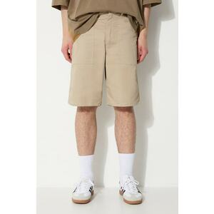 Stan Ray pantaloni scurti din bumbac Fatigue culoarea bej, SS19-5500 imagine