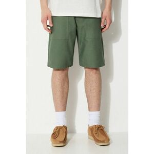 Stan Ray pantaloni scurti din bumbac Fatigue culoarea verde, SS19-5500 imagine