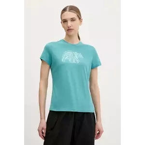 Columbia tricou Ruby Springs femei, culoarea verde, 2120061 imagine