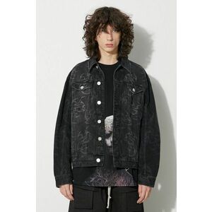 Han Kjøbenhavn geacă din denim bărbați, culoarea negru, de tranziție imagine