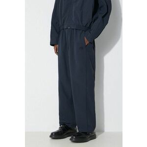 AMBUSH pantaloni Nylon Track Pants barbati, culoarea albastru marin, drept, BMCJ002S24FAB imagine