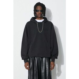 AMBUSH hanorac de bumbac Ballchain barbati, culoarea negru, cu glugă, cu imprimeu, BMBB001S24FLE imagine