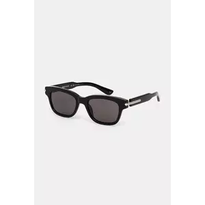 Alexander McQueen ochelari de soare culoarea negru, AM0497S imagine