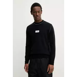 MM6 Maison Margiela pulover de lana barbati, culoarea negru, light, SH0HL0017 imagine