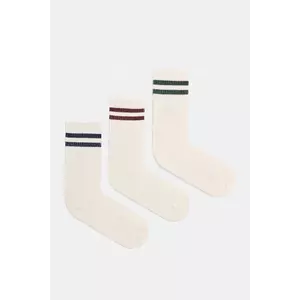 Medicine sosete 3-pack femei, culoarea bej imagine