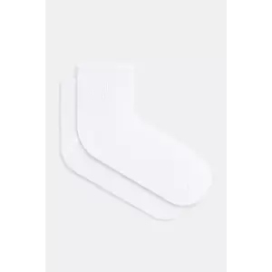 Medicine ciorapi de bumbac 2-pack barbati, culoarea alb imagine