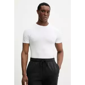 Resteröds tricou barbati, culoarea alb, neted imagine