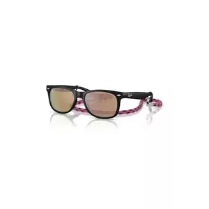 Ray-Ban ochelari de soare copii Junior New Wayfarer culoarea negru, 0RJ9052S imagine