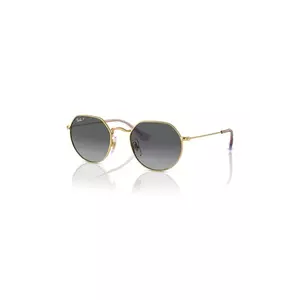 Ray-Ban ochelari de soare copii Junior Jack culoarea auriu, 0RJ9565S-Polarized imagine