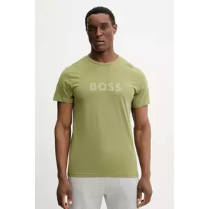 BOSS tricou de plajă culoarea verde, modelator imagine