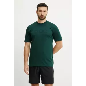 POC tricou din bumbac barbati, culoarea verde, cu imprimeu, 61650 imagine