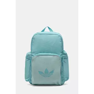 adidas Originals rucsac Adicolor culoarea turcoaz, mare, cu imprimeu, JD5526 imagine