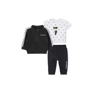 Karl Lagerfeld compleu copii culoarea negru, Z30509 imagine