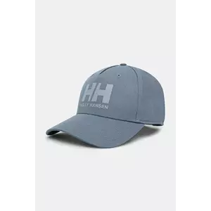 Helly Hansen șapcă de baseball din bumbac Czapka Helly Hansen HH Ball Cap 67434 001 cu imprimeu imagine