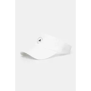adidas by Stella McCartney sapca cozoroc culoarea alb, cu imprimeu, JJ1005 imagine
