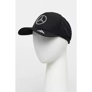 adidas șapcă x Mercedes culoarea negru, cu imprimeu, JX1419 imagine