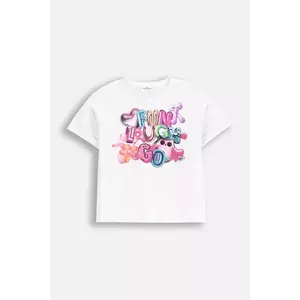 Coccodrillo tricou copii culoarea alb, COSMIC GIRL KIDS imagine