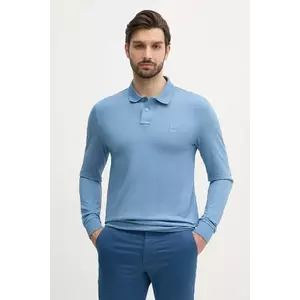 BOSS Orange longsleeve barbati, neted, 50507704 imagine