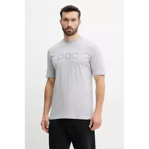 POC tricou din bumbac barbati, culoarea gri, cu imprimeu, 61650 imagine