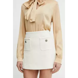 Marella fusta DANCING culoarea alb, mini, drept, 2513101044200 imagine