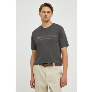 Marc O'Polo tricou din bumbac culoarea gri, cu imprimeu imagine