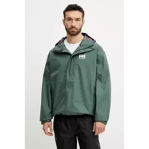 Helly Hansen geaca SEVEN barbati, culoarea verde, 62047 imagine