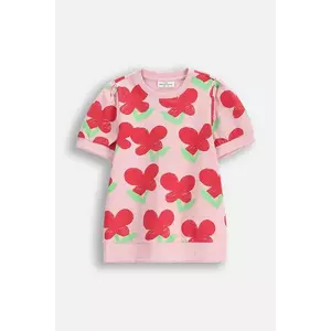 Coccodrillo tricou copii culoarea roz, MAXITROPIC GIRL KIDS imagine