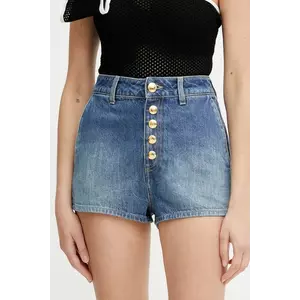 Elisabetta Franchi pantaloni scurti jeans femei, neted, high waist, HJ35I51E2 imagine