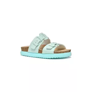 Geox slapi copii BUBBLEBOW culoarea turcoaz, J55MYB.000BC imagine