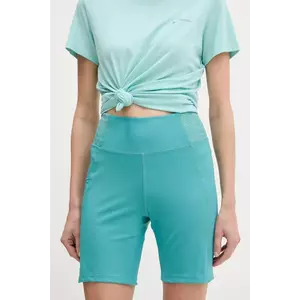 Columbia pantaloni scurti sport Boundless Trek femei, culoarea negru, neted, high waist, 2074471 imagine