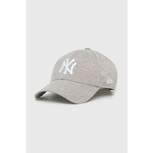 New Era șapcă de baseball din bumbac culoarea gri, cu imprimeu 12523897-GREY imagine