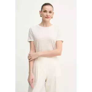 BOSS tricou femei, culoarea bej, 50454484 imagine