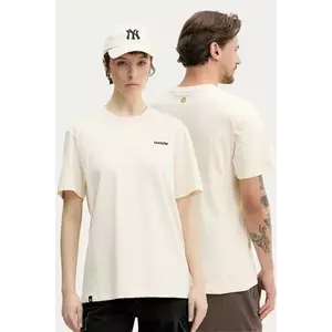 Barrow tricou din bumbac culoarea bej, cu imprimeu, S5BWUATH084 imagine