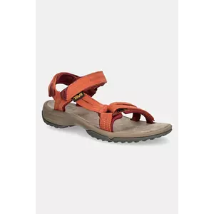Teva sandale Terra Fi Lite Suede femei, culoarea portocaliu 1124035.LNG-mlc imagine