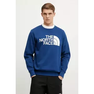 The North Face bluză Easy bărbați, culoarea bleumarin, cu imprimeu, NF0A89FGD1R1 imagine