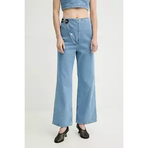 Nanushka blugi din bumbac MAKENA femei, NW25RSPA09353 imagine