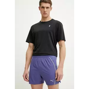 Puma pantaloni scurți de alergare Velocity culoarea violet, 526610 imagine