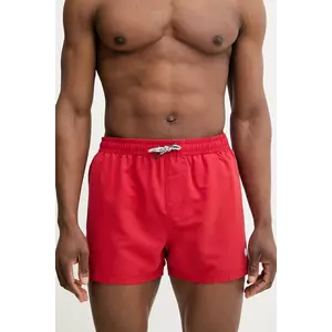 Pepe Jeans pantaloni scurți de baie RUBBER SWIMSHORT culoarea roșu, PMB10417 imagine