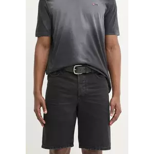 Diesel pantaloni scurți jeans REGULAR-SHORT SHORTS bărbați, culoarea negru, A06430.0GRDW imagine