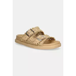 Aldo papuci BOHOCHIC femei, culoarea bej, 13967516 imagine