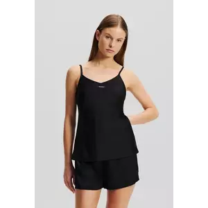 Karl Lagerfeld pijama femei, culoarea negru, A2W45002 imagine