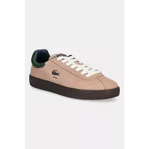 Lacoste sneakers din piele BASESHOT femei, culoarea portocaliu, 49SFA0051 imagine