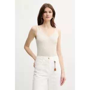 Marella top Emme by Marella femei, culoarea bej, 2515361091200 imagine