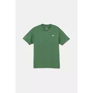 Vans tricou de bumbac pentru copii LEFT CHEST TEE culoarea verde, cu imprimeu, VN0A4MQ3BR11 imagine