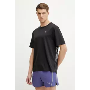 Peak Performance tricou sport Trail culoarea negru, cu imprimeu, G79467 imagine