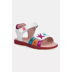 Agatha Ruiz de la Prada sandale din piele pentru copii culoarea alb, 252960 imagine