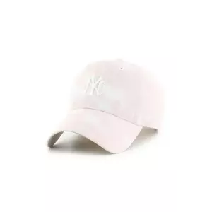 47 brand căciulă MLB New York Yankees culoarea roz, uni, B-ITCCU17PTS-PK imagine