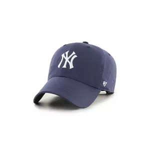47 brand șapcă MLB New York Yankees culoarea bleumarin, uni, B-BRRRC17BBU-NYA imagine