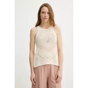 AERON top KISMET culoarea bej, TO479573 imagine